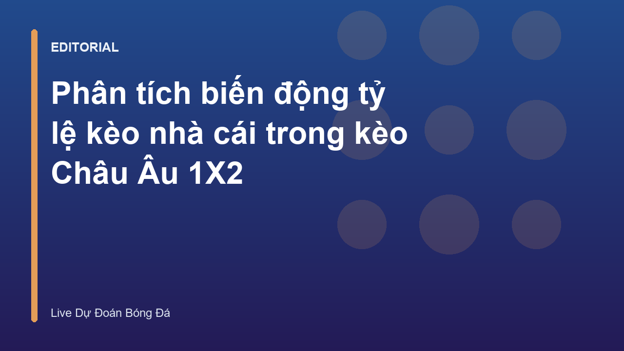 Biểu đồ minh họa biến động tỷ lệ kèo nhà cái